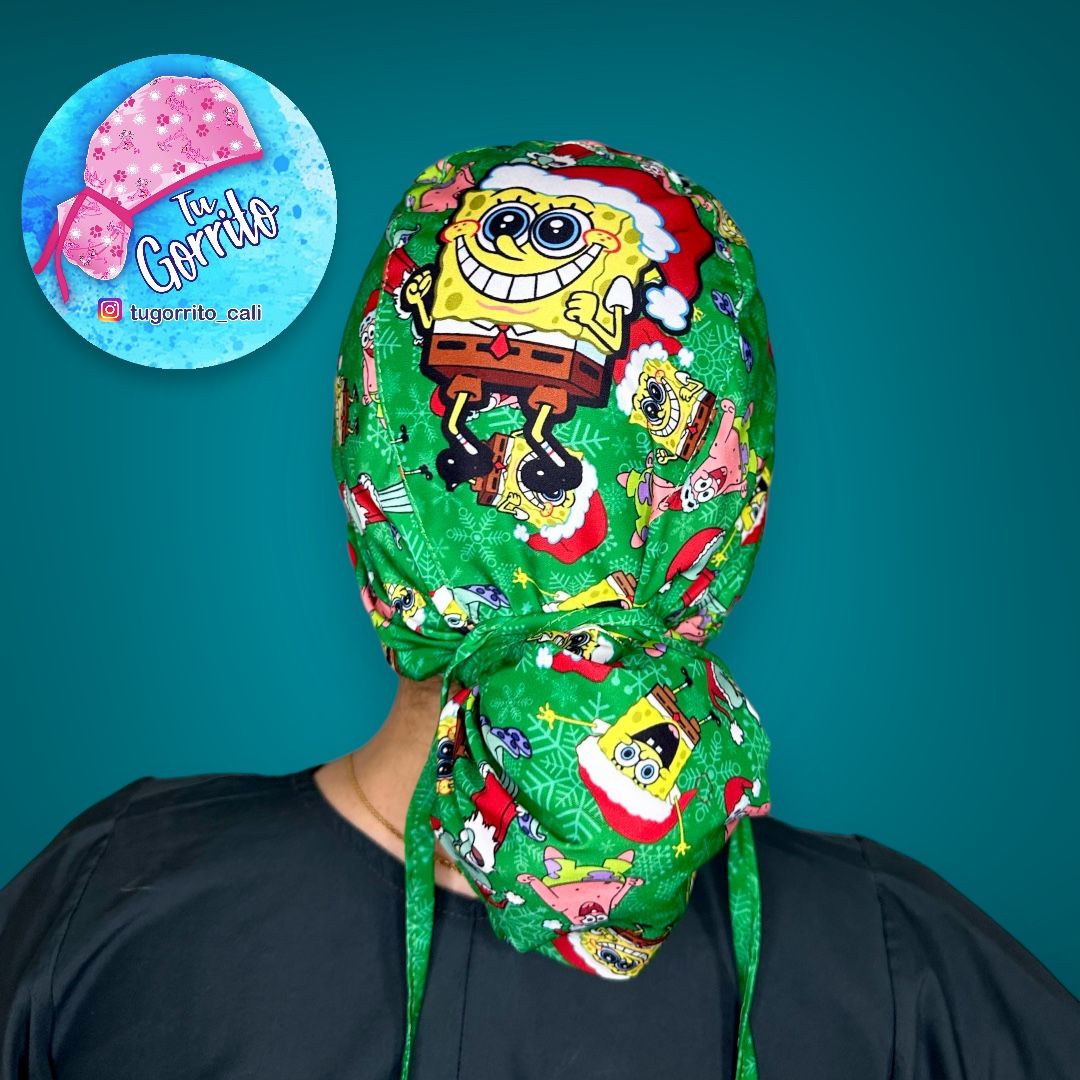 Bob esponja Navidad verde 