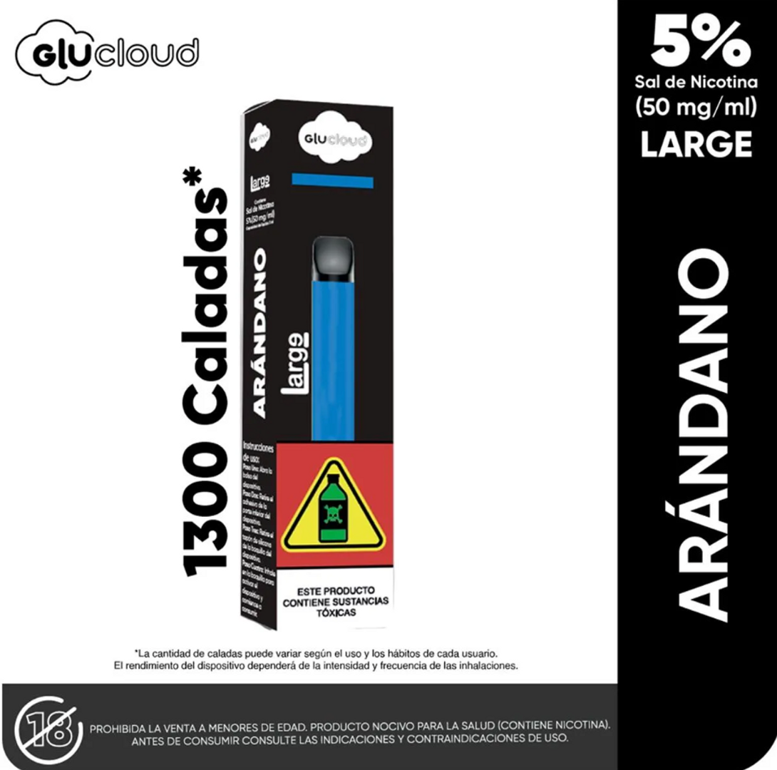 Glucloud Arandano 1300 Puffs Large