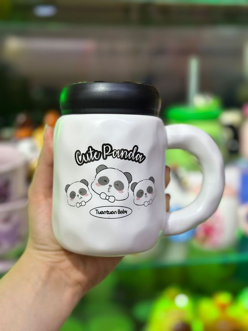 MUG TAPA ESPEJO PANDA