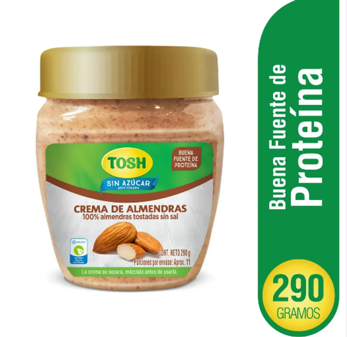 CREMA ALMENDRAS TOSH*300G