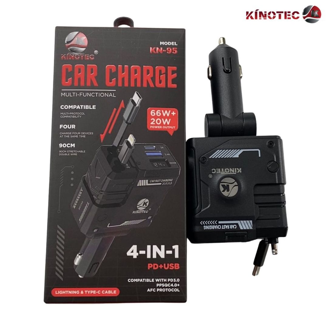 Cargador para Carro 4en1 - KN-95