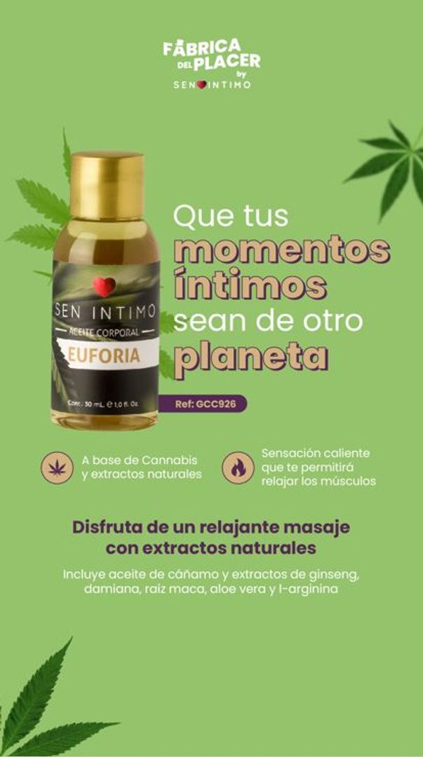 ACEITE PARA MASAJES EUFORIA 