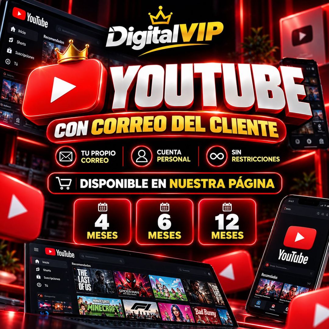 YOUTUBE PREMIUM 30 DÍAS 