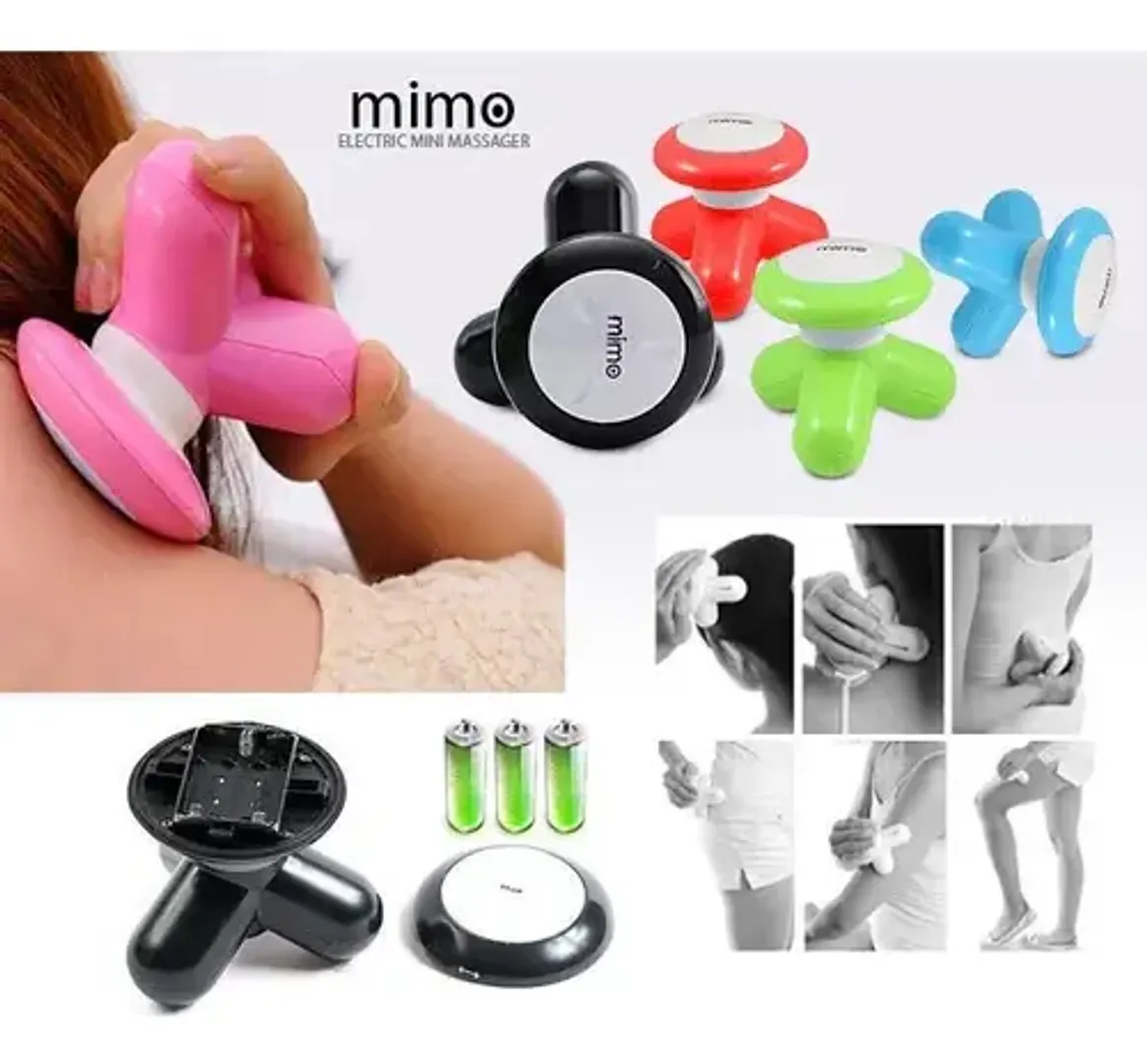 MINI MASAJEADOR ELECTRICO PORTATIL PARA CUERPO