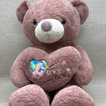 Imagen del producto OSO PATAS LARGAS CORAZON BRILLANTE 1.20 CM
