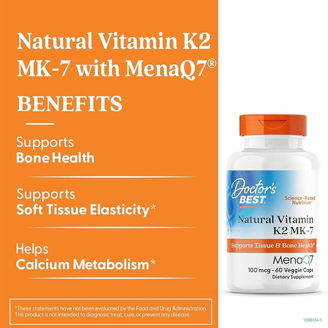 Vitamina K2 MK7 100mcg 60 cap  DOCTOR BEST