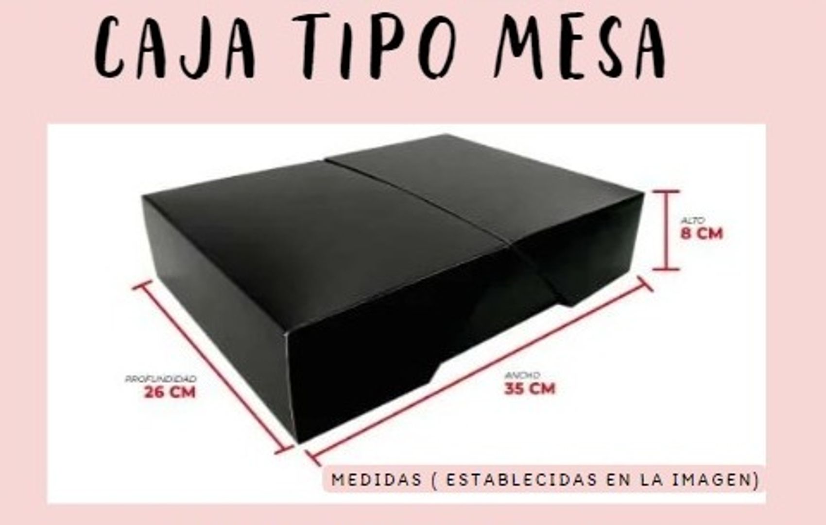CAJA CARTON DESAYUNO TIPO MESA