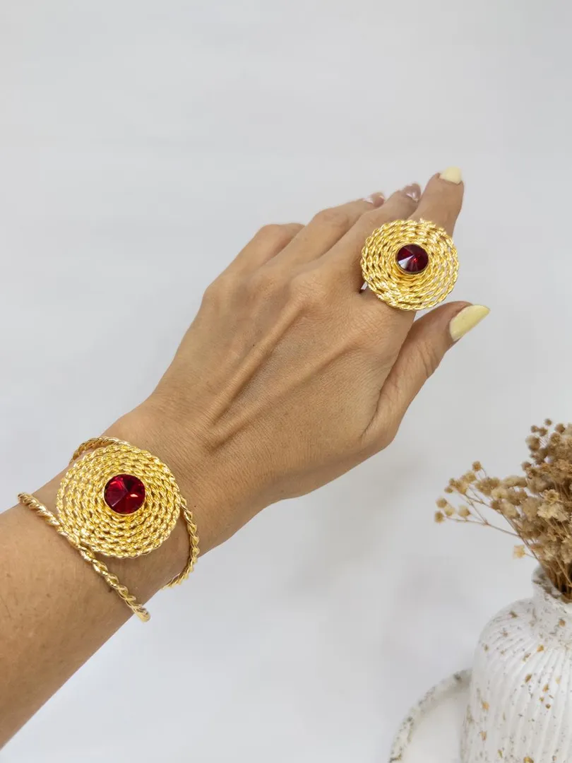 BRAZALETE ENTORCHADO CRISTAL - ITIEL 