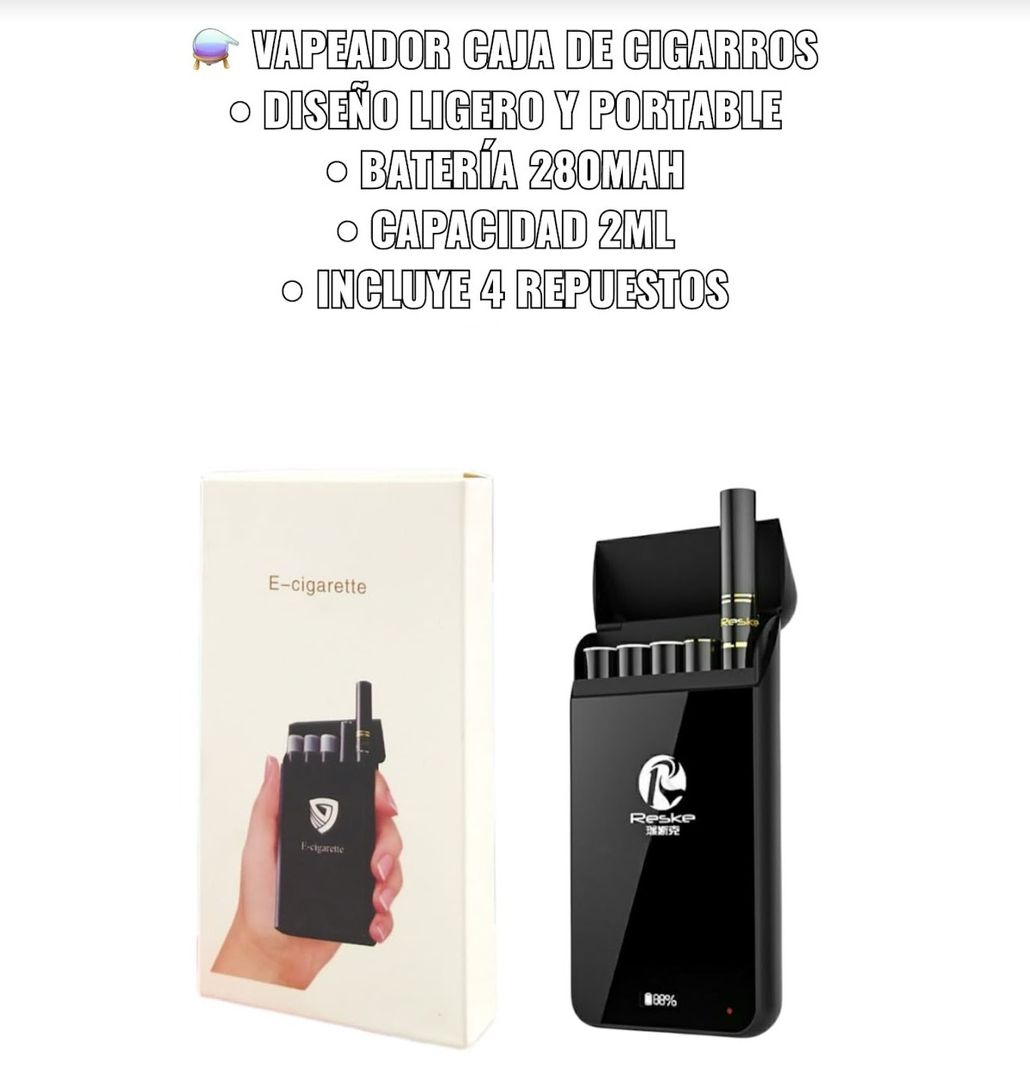 VAPEADOR CAJA DE CIGARROS 