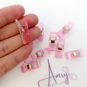 Kit 10 Pinzas Rosadas  - imagen 1