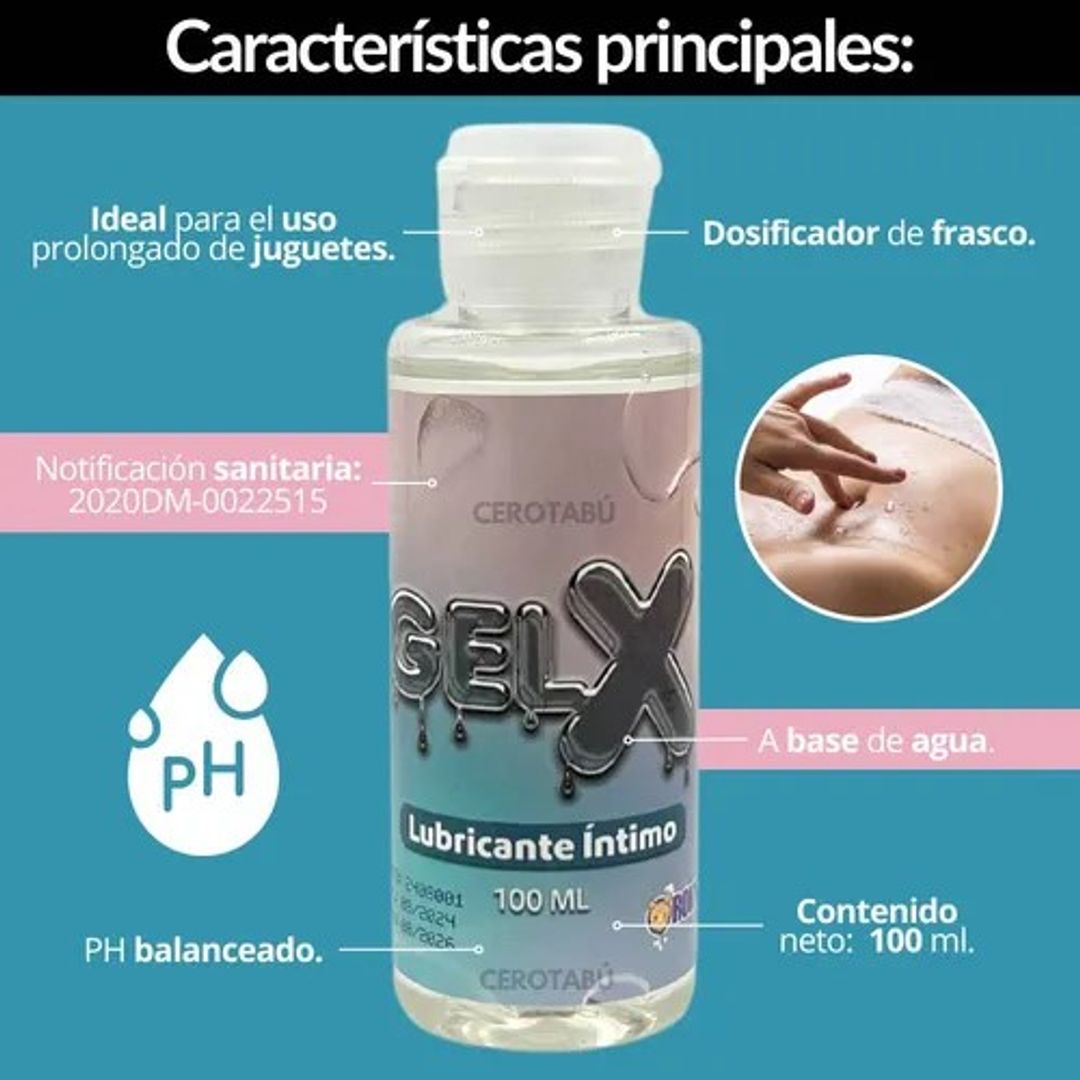 LUBRICANTE GELX NEUTRO X100 ML