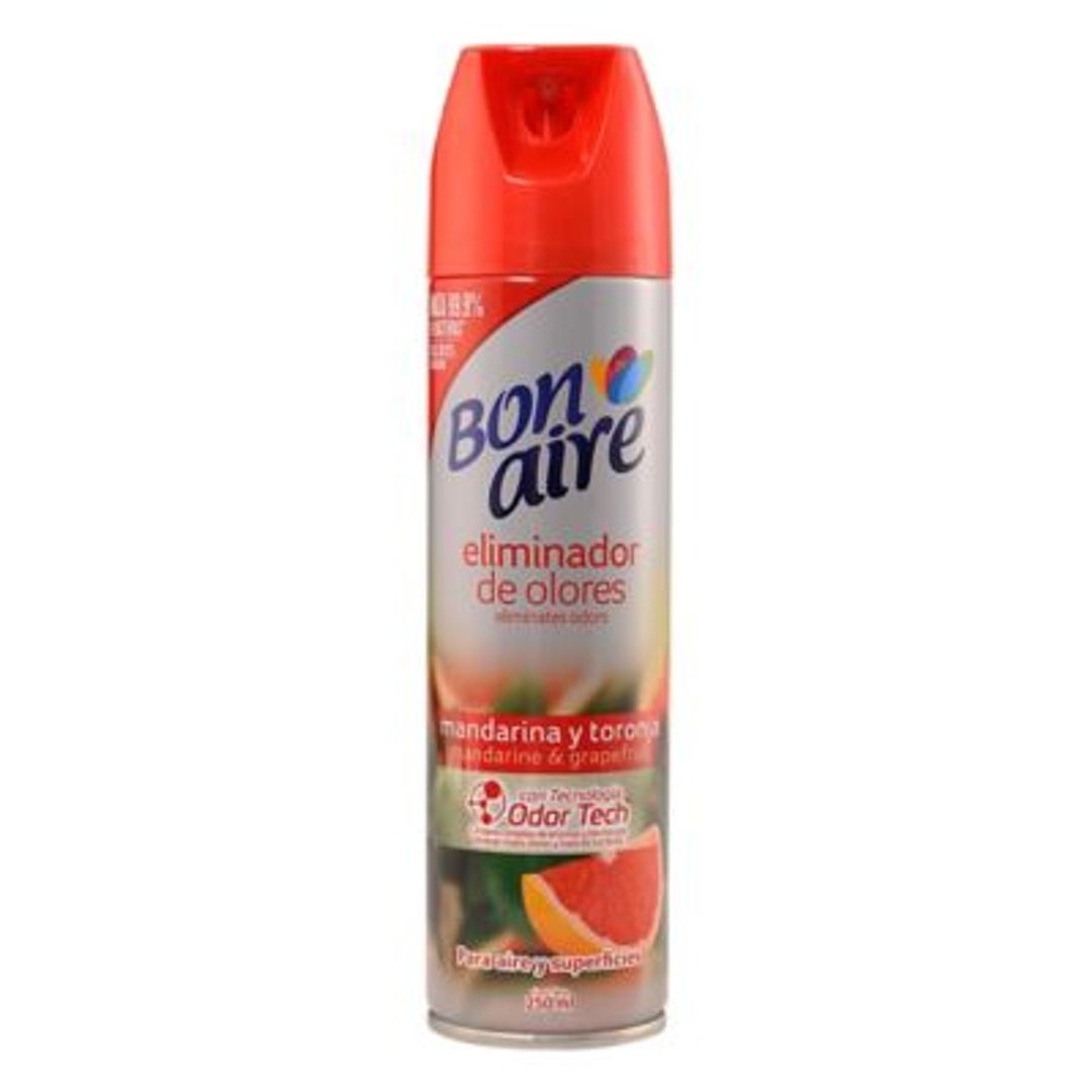 BON AIRE ELIMINADOR DE OLORES MANDARINA TORONJA X 250 ML
