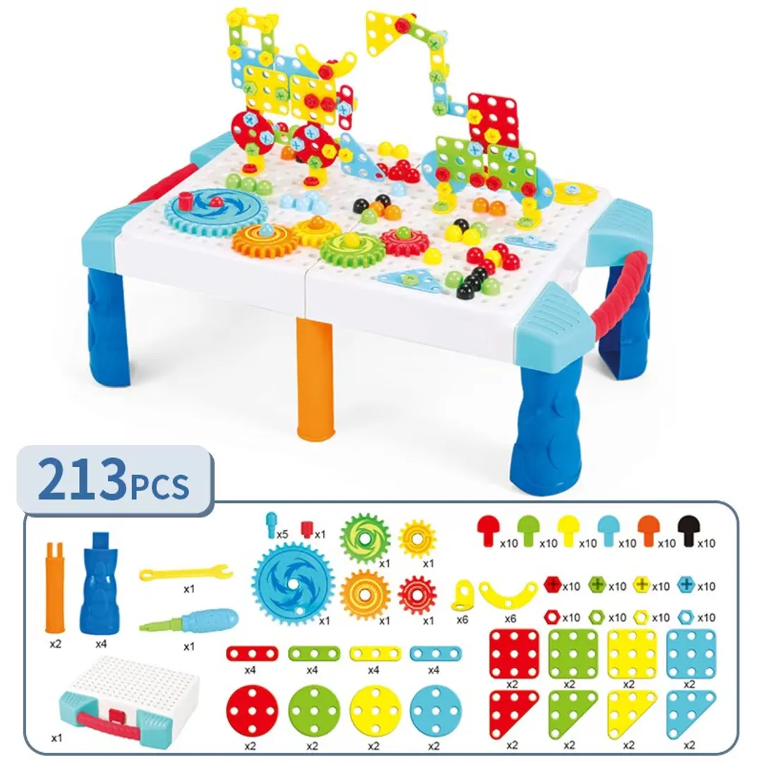 JUEGO DE CONSTRUCCION PIEZAS HERRAMIENTAS ARMABLES