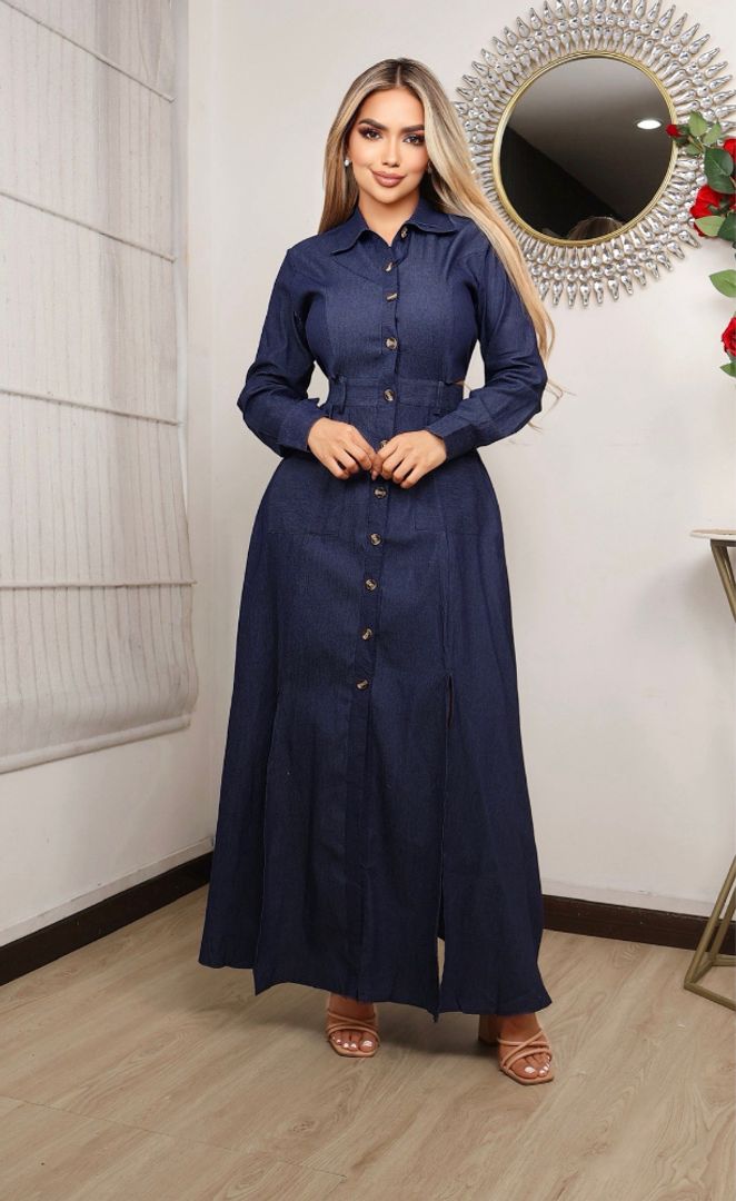 Vestido Chambray