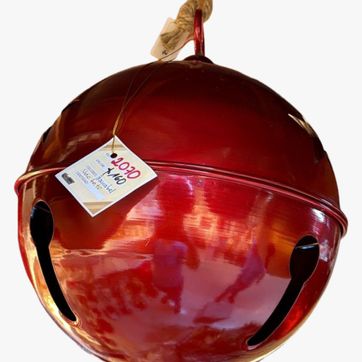 Imagen del producto CASCABEL METALICO ROJO MEDIANO