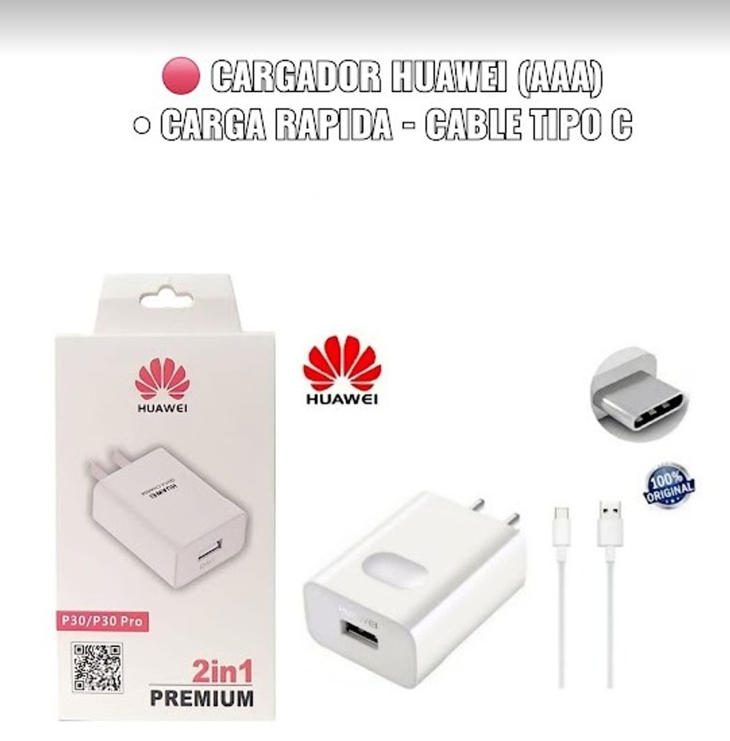 CARGADOR HUAWEI TIPO C