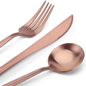 CUBIERTOS ORO ROSA  - imagen 3