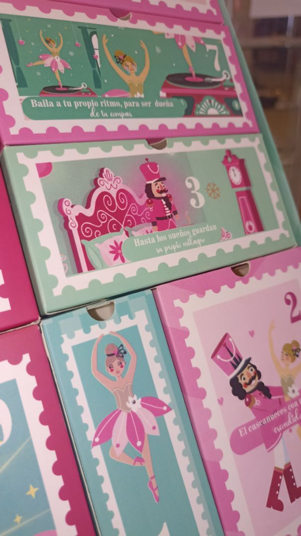Caja VACÍA Calendario Adviento Cascanueces