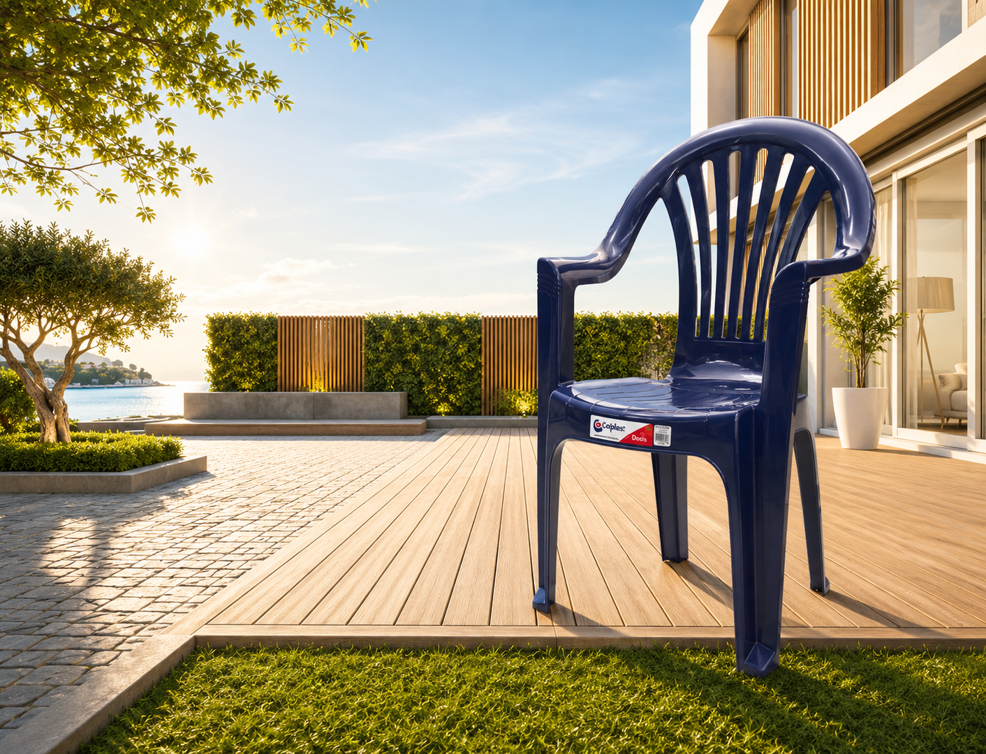 SILLA OASIS AZUL OSCURO-CLP