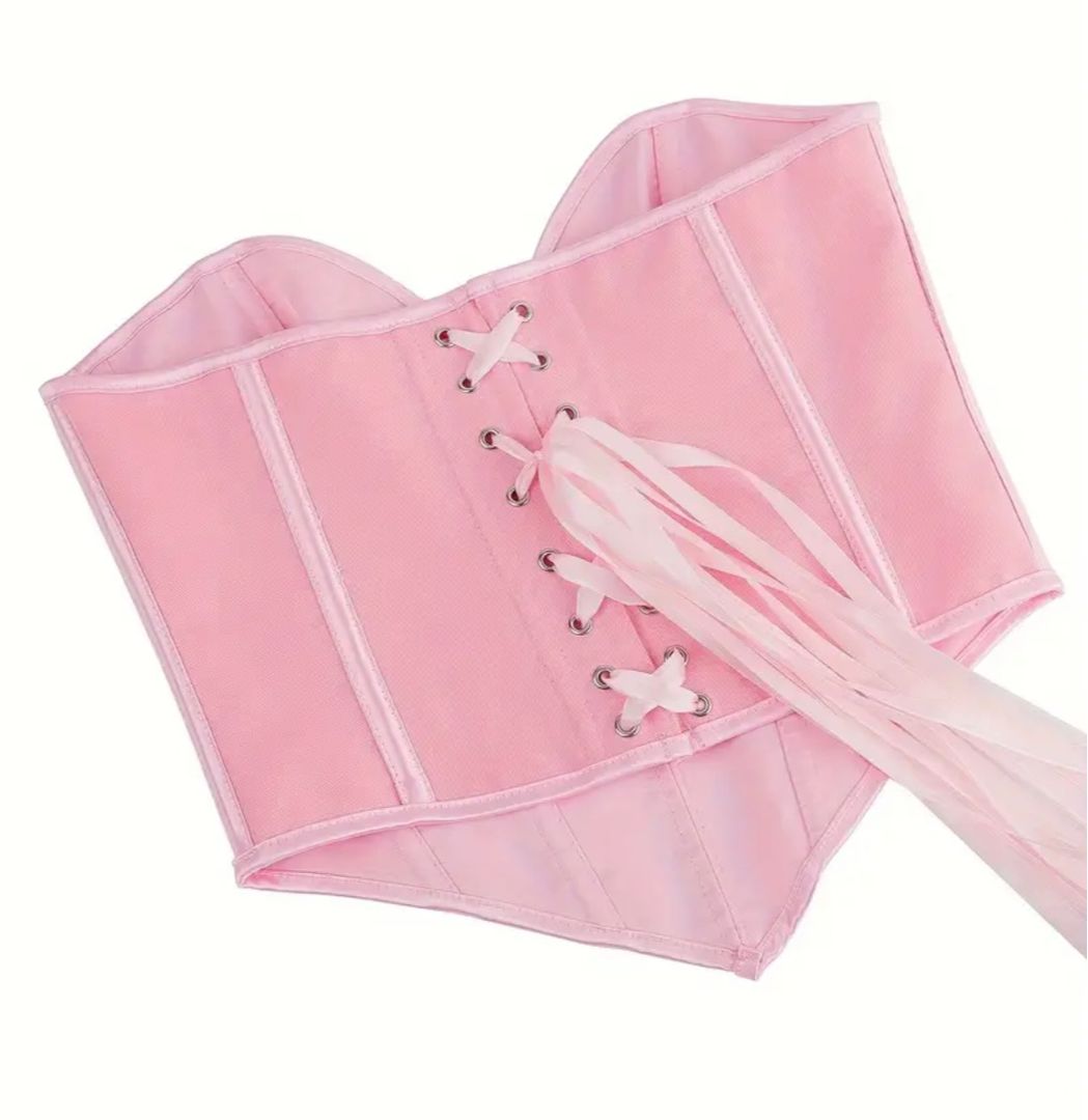 CORSET CORAZON ROSADO