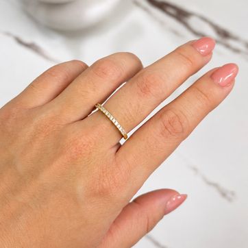 Imagen del producto Anillo línea circon 