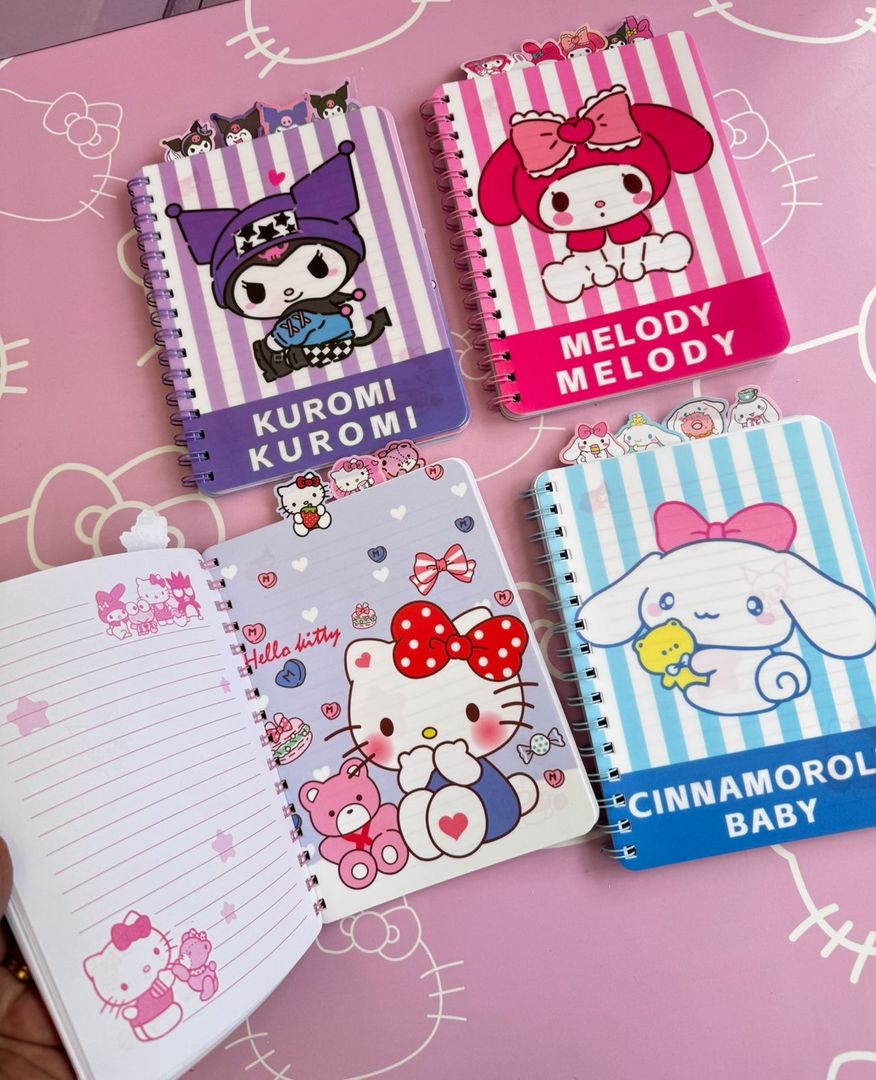 Agenda 5 materias Sanrio 