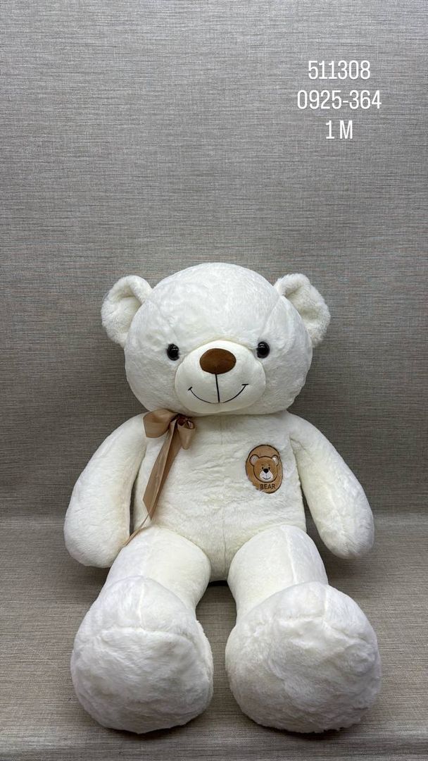 OSO PATAS LARGAS BLANCO 1 M