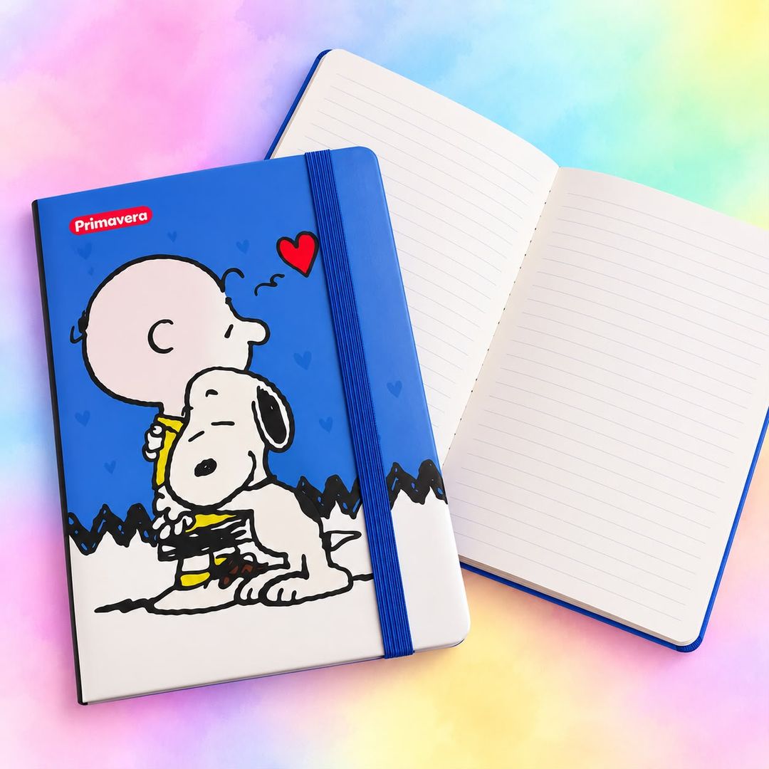 Sketch Book Snoopy Hojas Rayadas