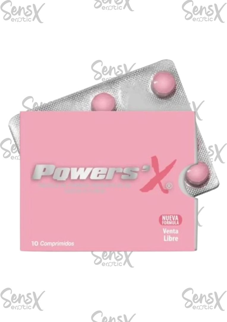 PQwers'X Rosado Sachet – 10 Tabletas para Mujer