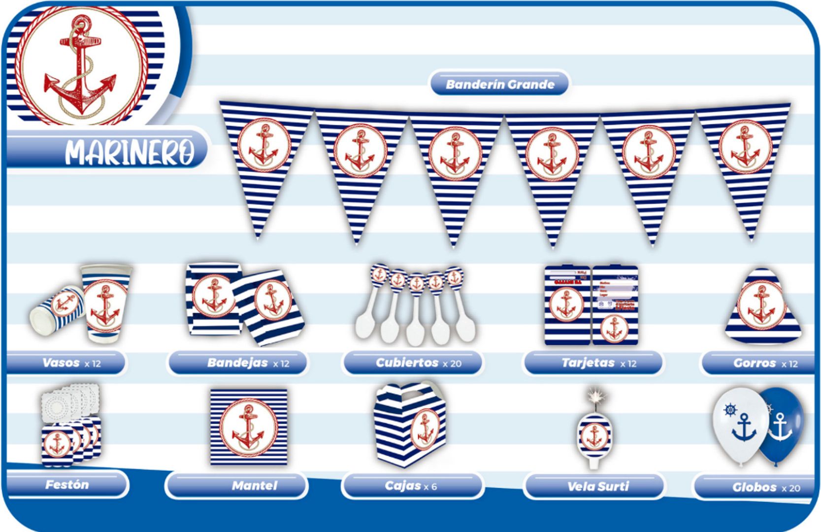DECORACIÓN DE MARINERO
