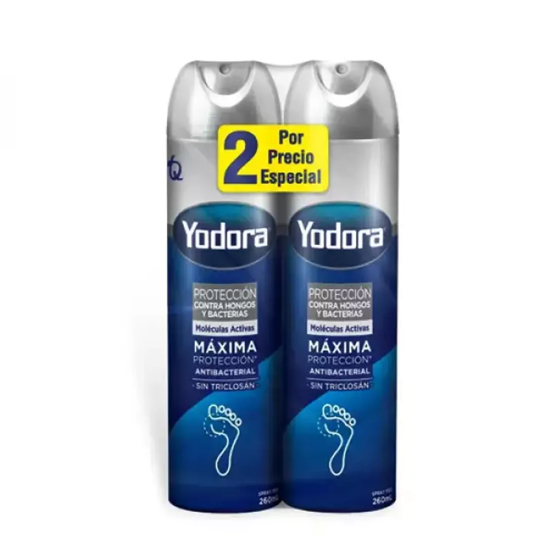 YODORA PIES  PROTECCION MEN*2*260ML