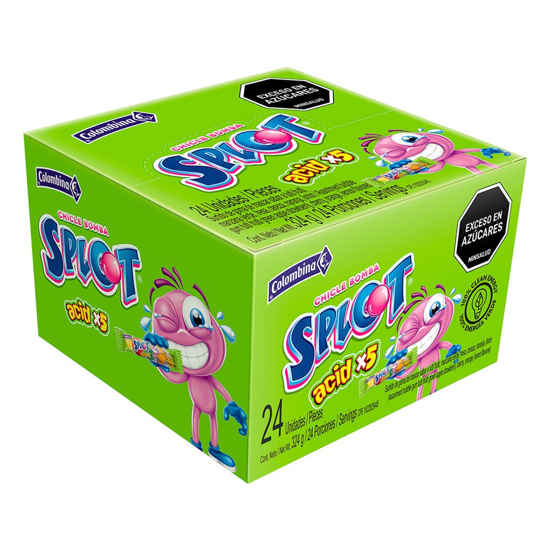 CAJA CHICLE SPLOT*24