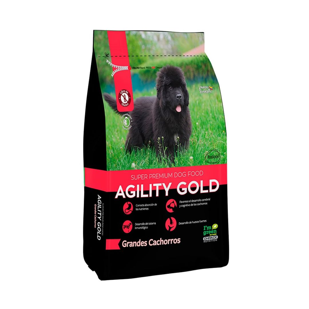 AGILITY GOLD GRANDES CACHORROS x 15 Kg