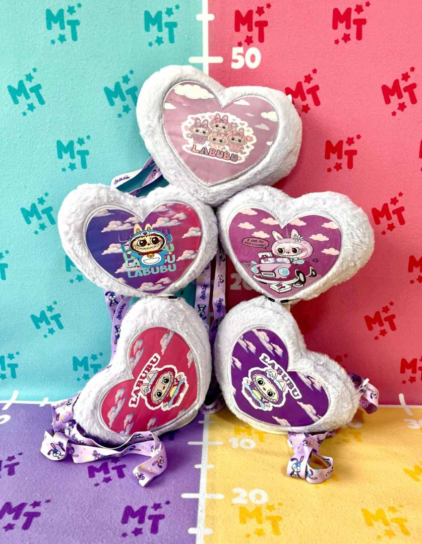 Bolso Labubu corazón