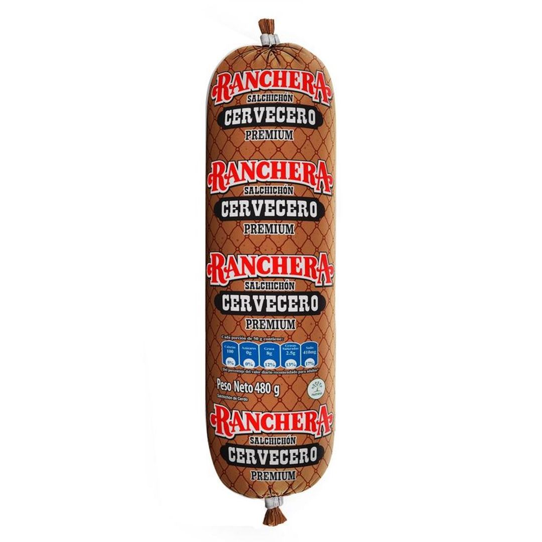 SALCHICHON RANCHERA CERVECERO*480G