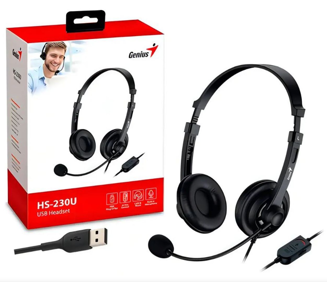 Diadema Genius USB HS-230U