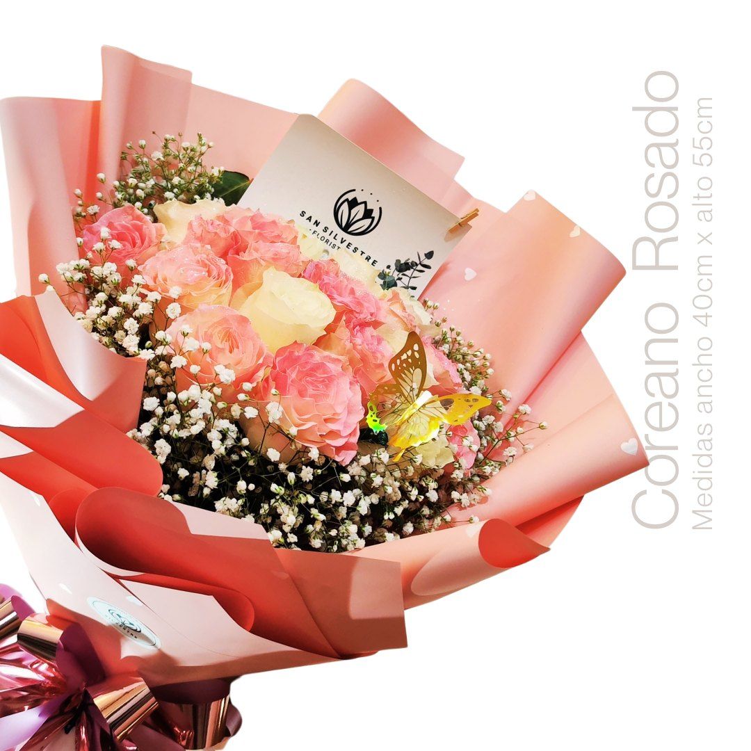 BOUQUET COREANO ROSADO