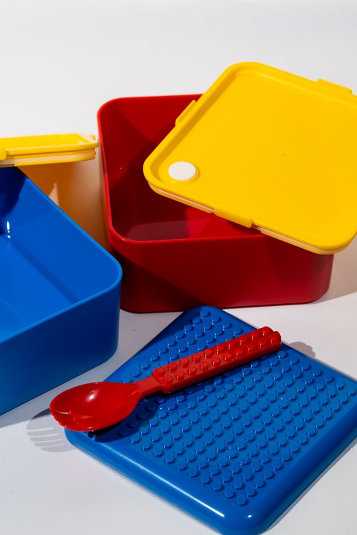 PORTACOMIDAS LEGO CUADRADO