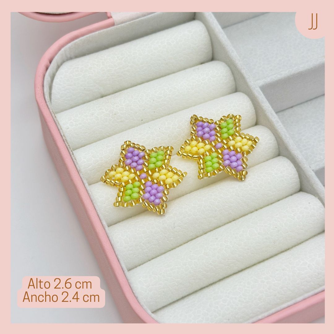 Topo tejidos a Mano mostacilla Estrella ⭐