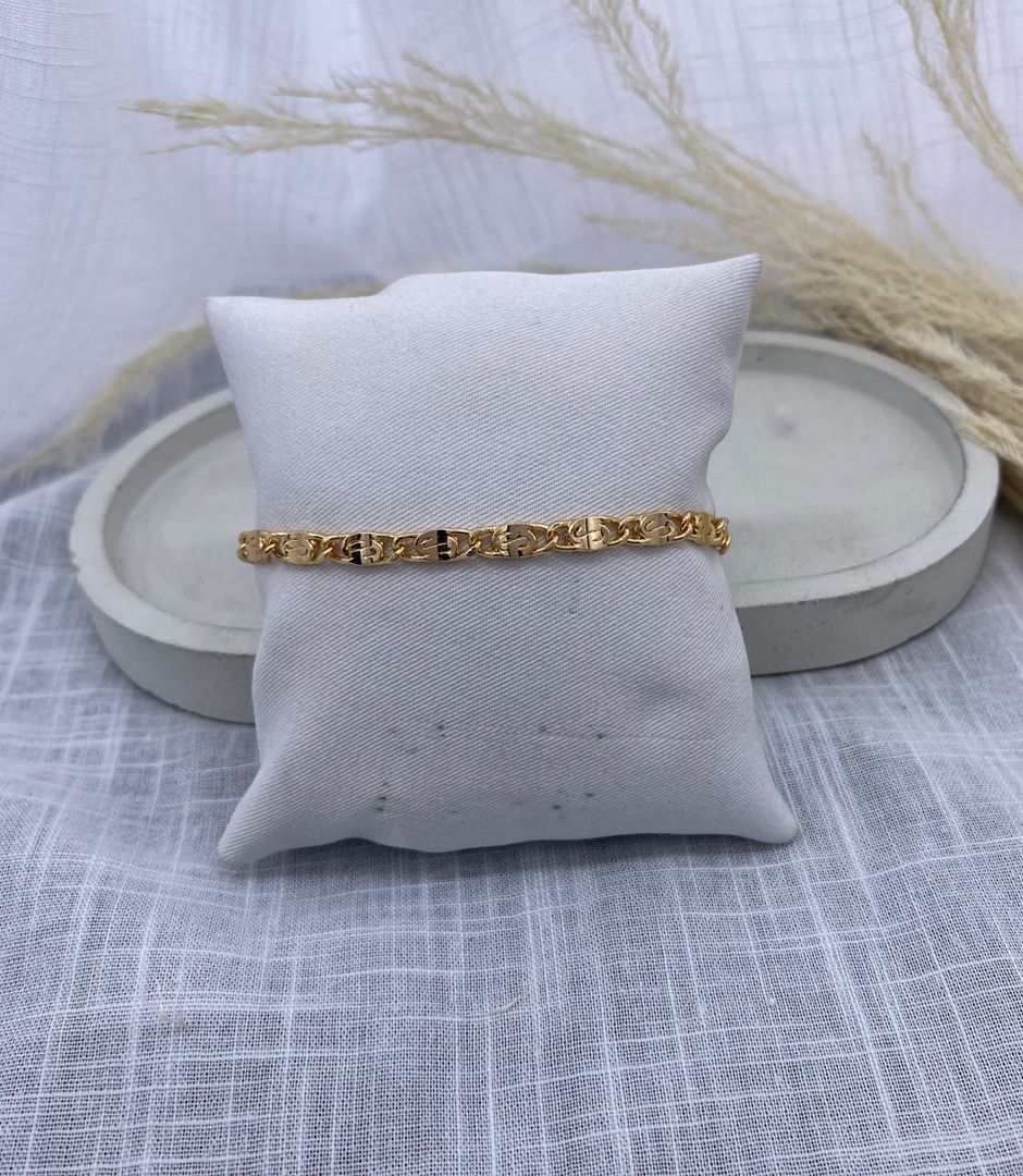 Pulsera, oro rosa, covergold 