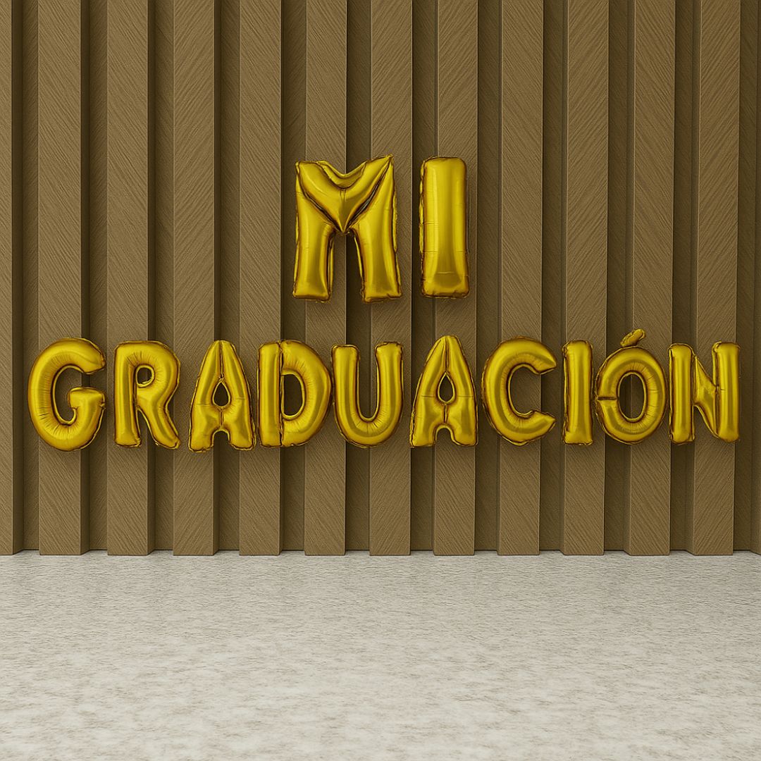  LETRA X LETRA MI GRADUACIÓN 16"