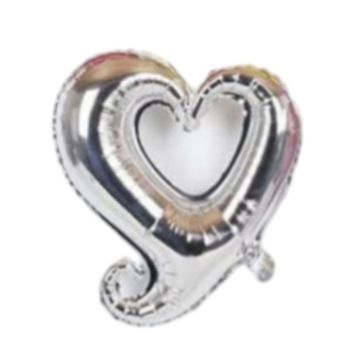 GLOBO FOIL CORAZON ABIERTO 18'  - imagen 1