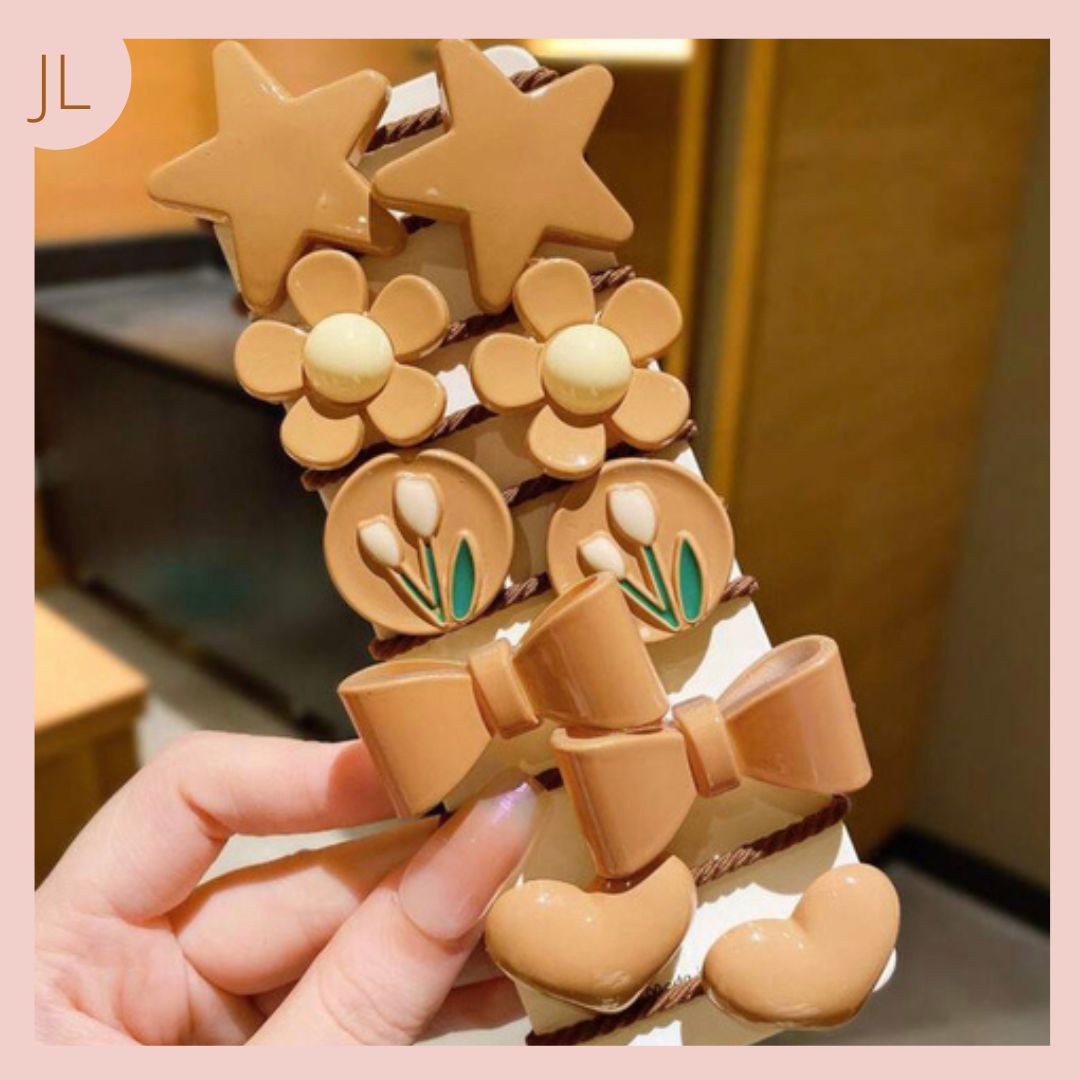 PAQUETE DE COLEROS CAFÉ ESTRELLAS X 10 UN 