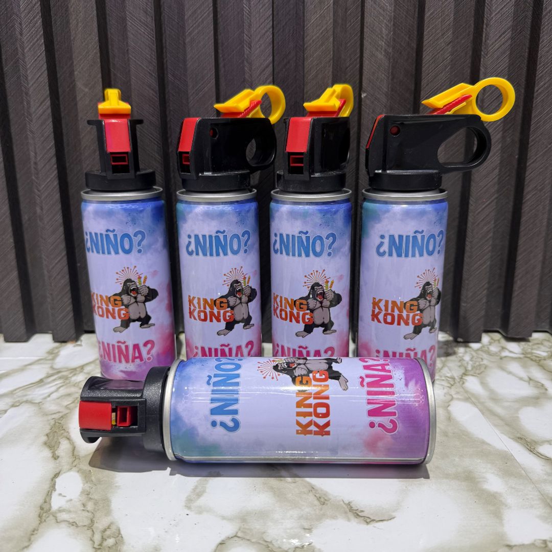 EXTINTOR PARA REVELACION DE GENERO PEQUEÑO