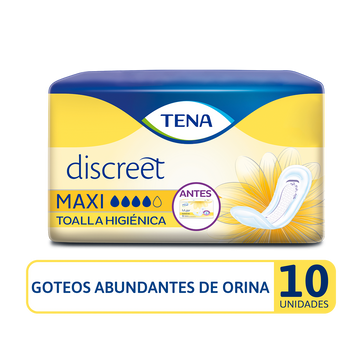 Imagen del producto Toalla Higiénica TENA Discreet Maxi x 10 Und