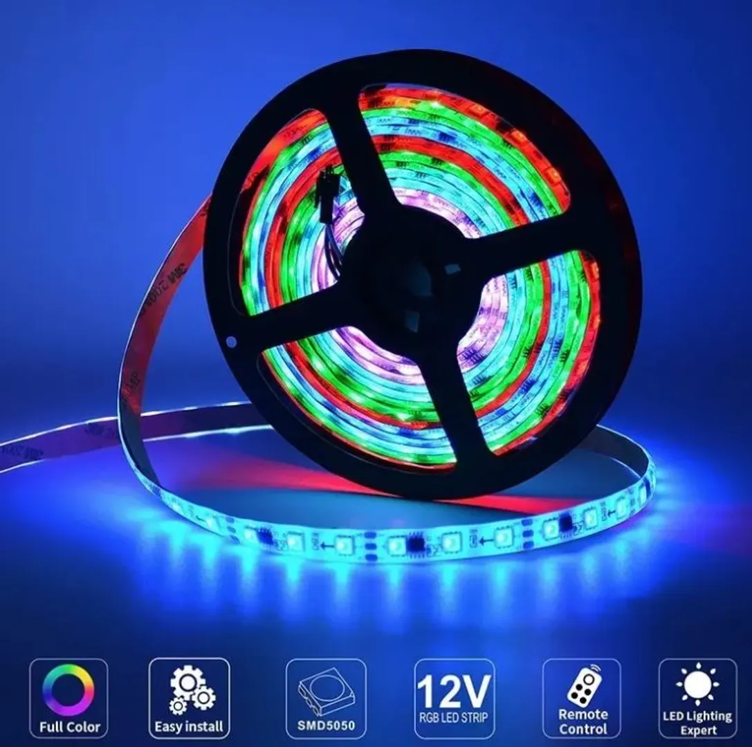 Cinta Luz LED RGB 5mts.