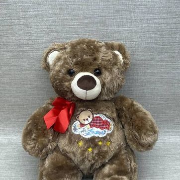 Imagen del producto OSO CON BORDADO Y MOÑO 45 CM
