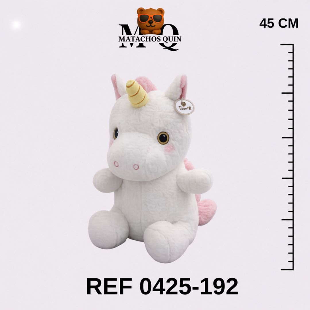UNICORNIO SURTIDO EN BLANCO & ROSA