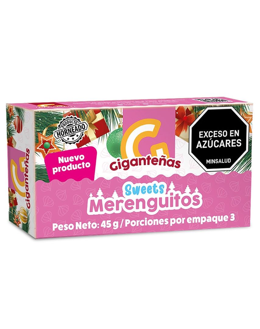 MERENGUITOS GIGANTEÑAS*45G