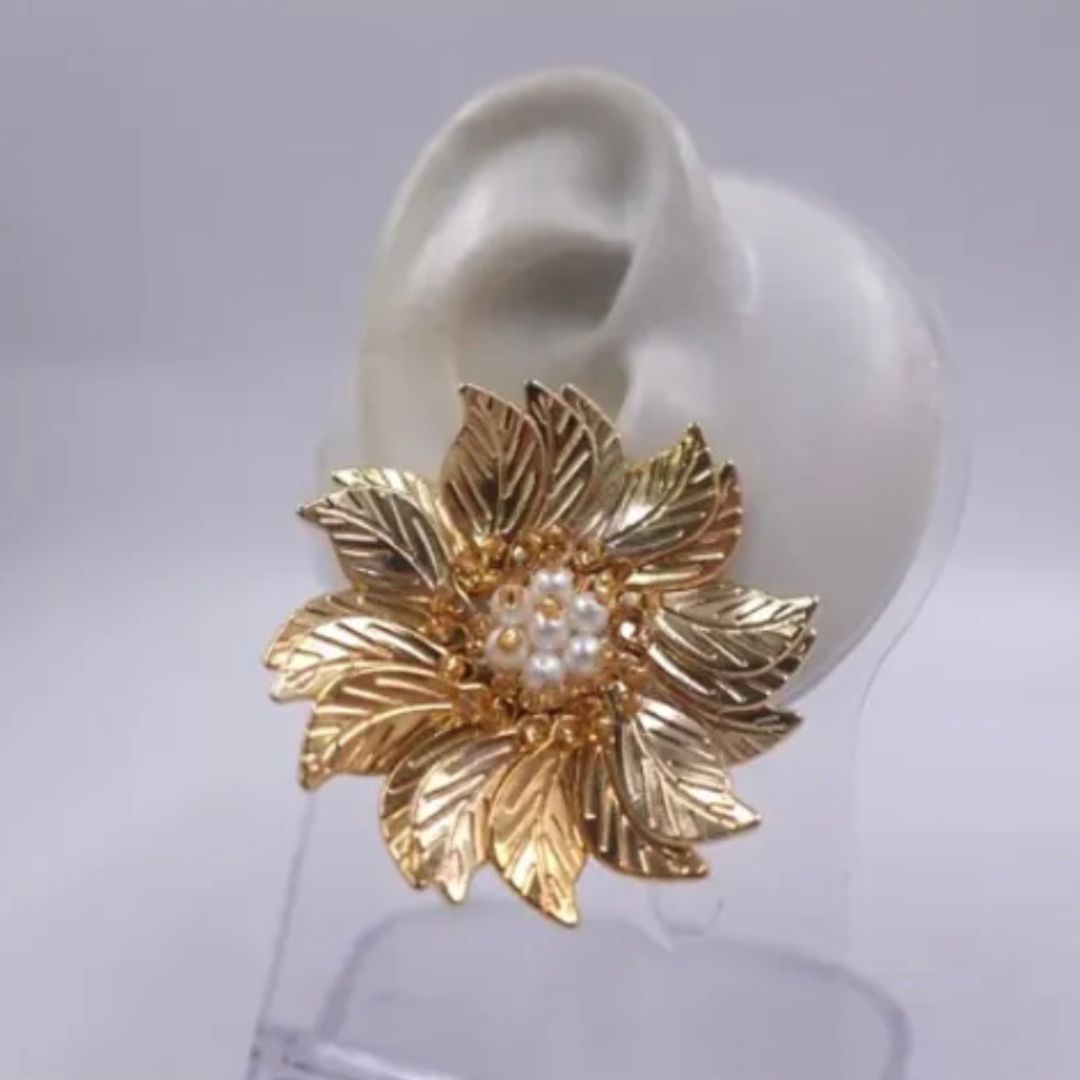 ARETA FLOR DORADA MEDIANA